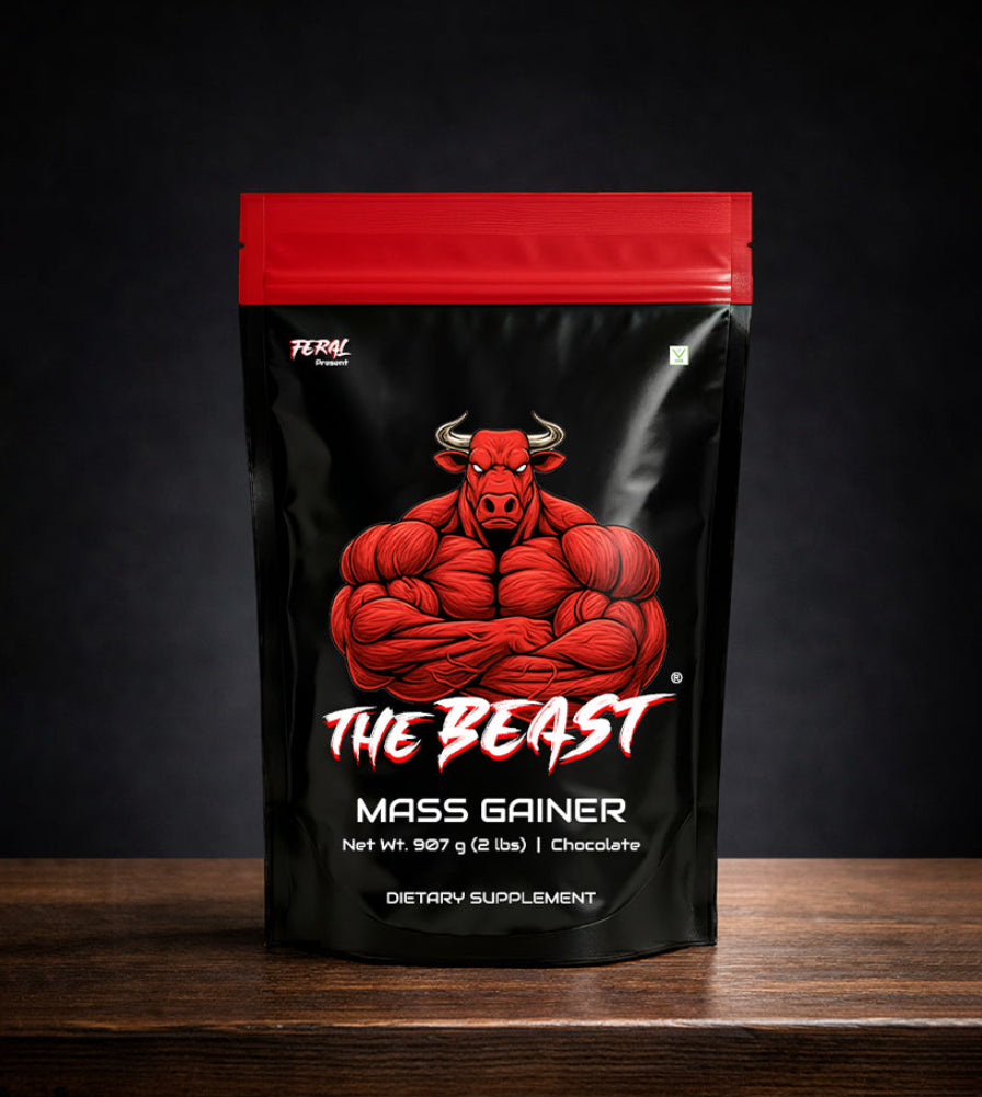 THE BEAST MASS GAINER - 907g (2lbs) / COCOA